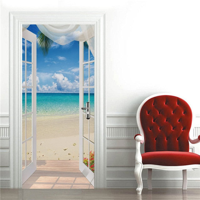 3D Door Wallpapers