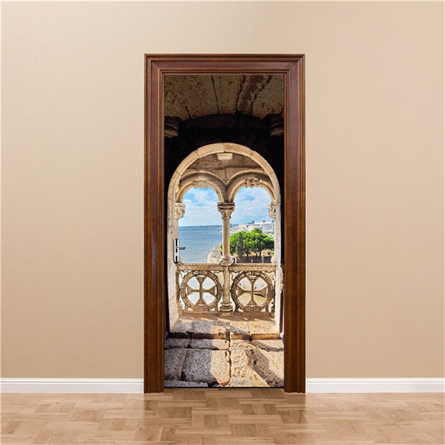 3D Door Wallpapers